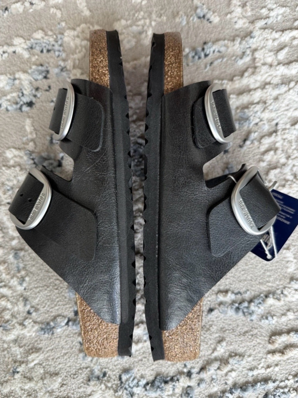 Birkenstock 💅 Arizona Big Buckle Graceful Licorice Black Sandals 6 7 8 9 10 - Picture 8 of 15